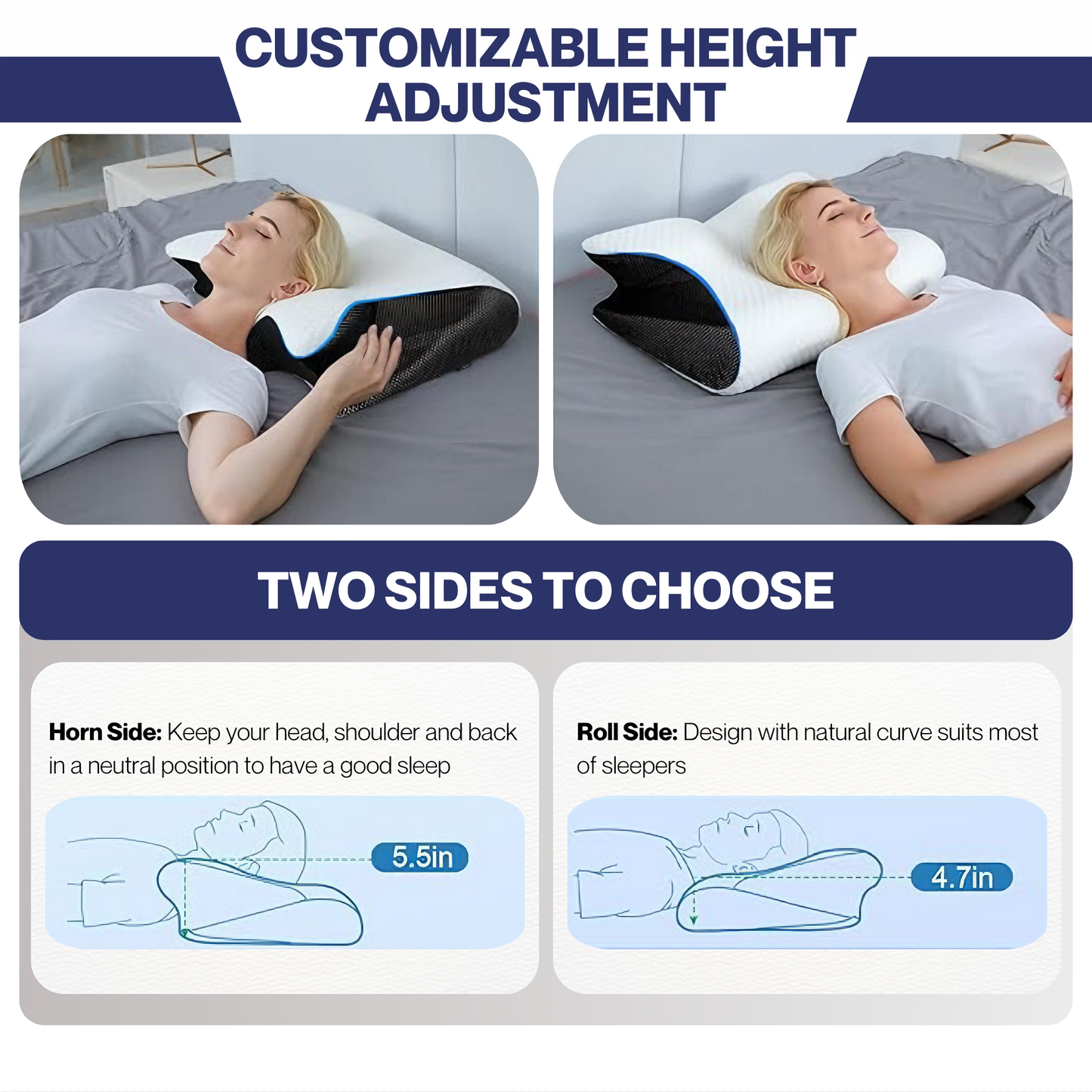 AlignEases™ ErgoContour Pillow